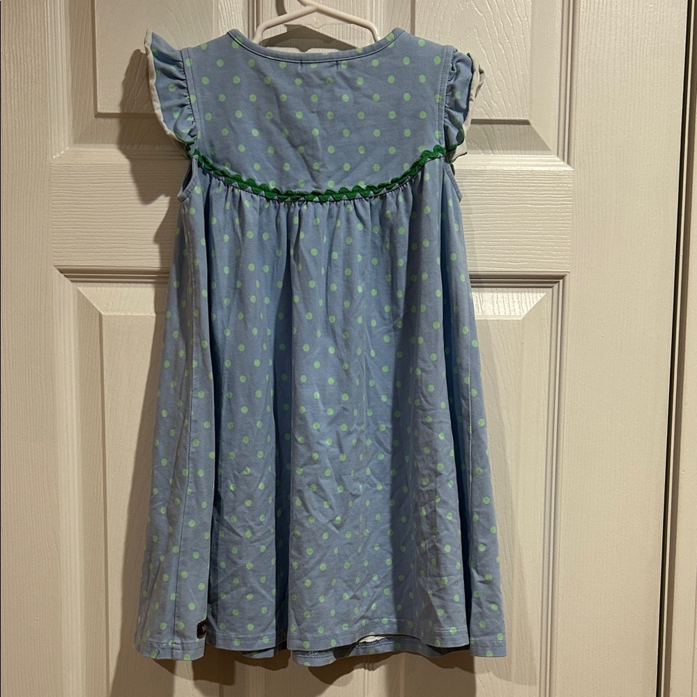 Matilda Jane Polka Dot Dress in Blue and Green - Picture 2 of 3